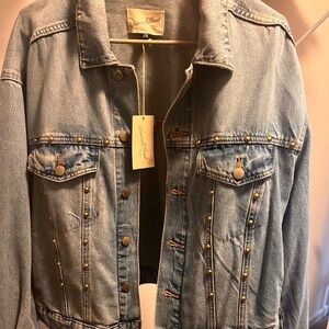 Universal Thread Studded Denim Trucker Jacket